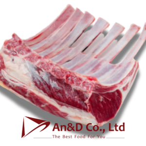 Lamb Rack Frenchcut Cap-on (Frozen) – Sườn cừu cắt kiểu Pháp, giữ mỡ Merri Valley (Đông lạnh)